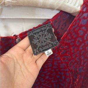 Johnny Was Doris Burnout Velvet Mini
Dress